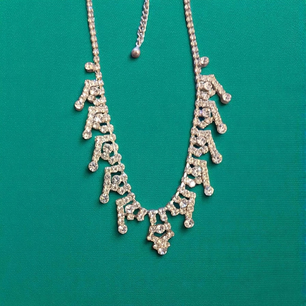 Christina Collection Rhinestone Necklace - Picture 2 of 6